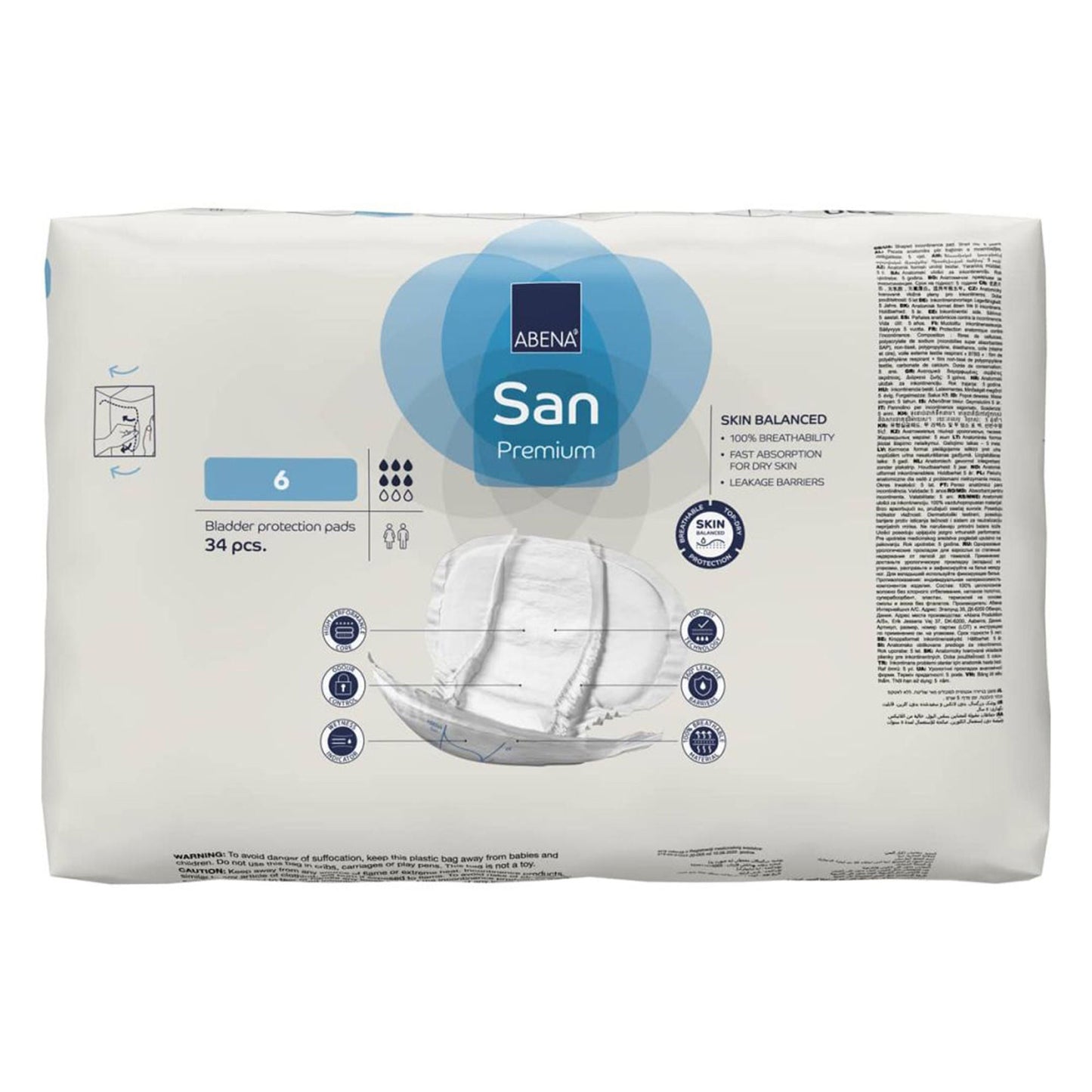 Abena® San 6 Premium Bladder Protection Pads
