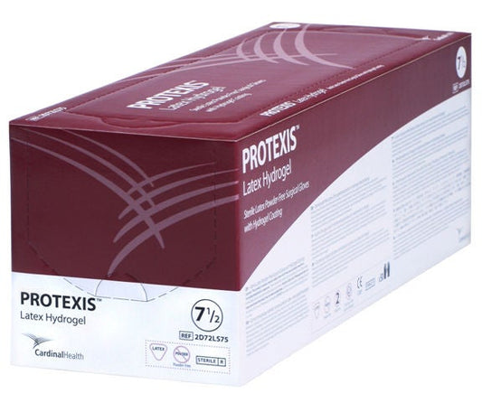 Sterile Protexis™ Latex Hydrogel Latex Surgical Gloves, Translucent Yellow