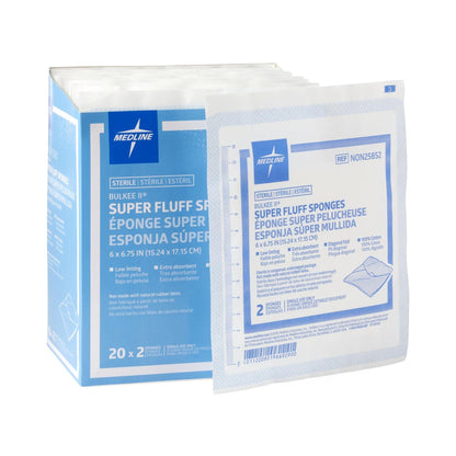 Bulkee® Sterile Fluff Dressing, 6-Ply