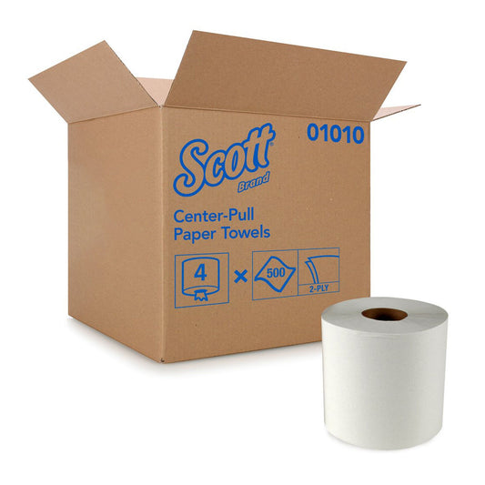 Scott Paper Towel Center-Pull Roll, Perforated