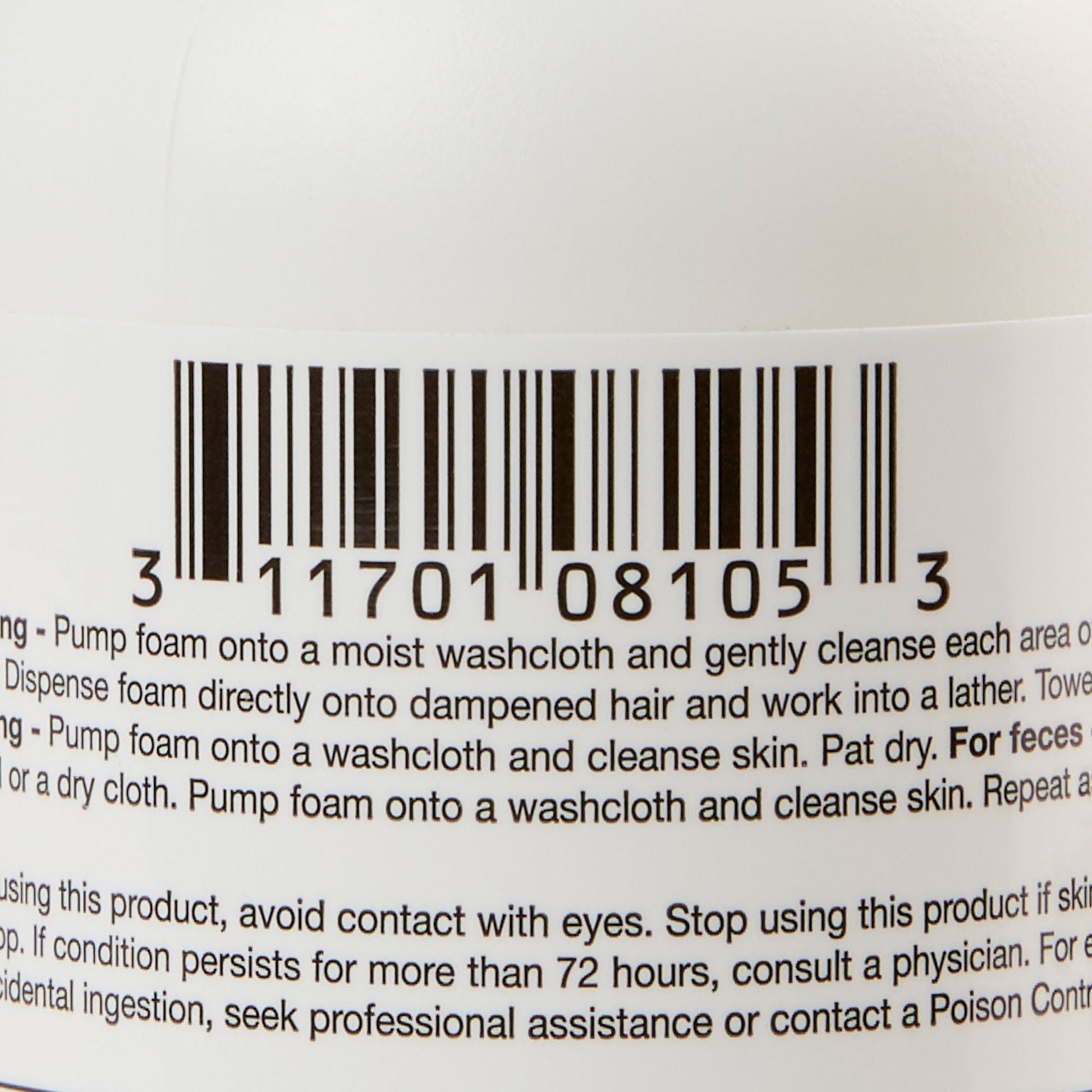 Bedside-Care® Foam Cleanser, Unscented, Shampoo and Body Wash, bottle