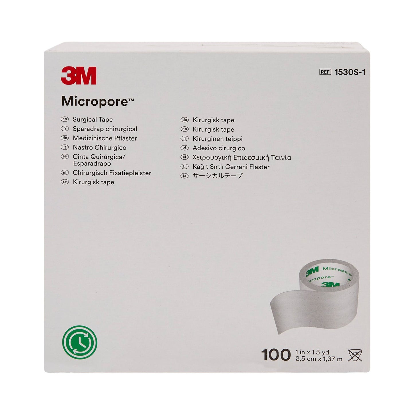 3M™ Micropore™ Paper Medical Tape, White