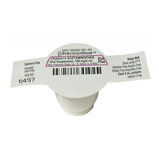 Children's Pain Relief 160 mg / Strength Acetaminophen Oral Suspension
