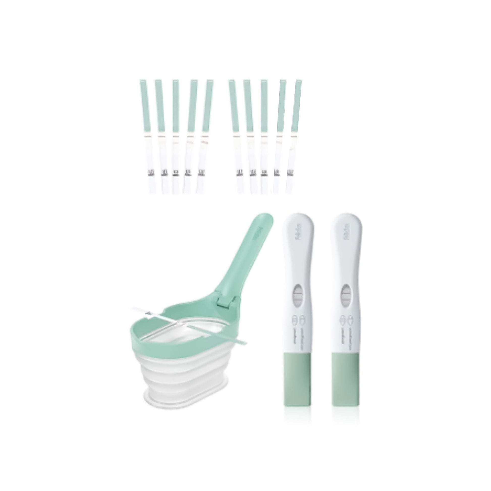 Frida Fertility Reproductive Health Test Kit All-in-One Ovulation and Pregnancy Test 30 Tests per Kit