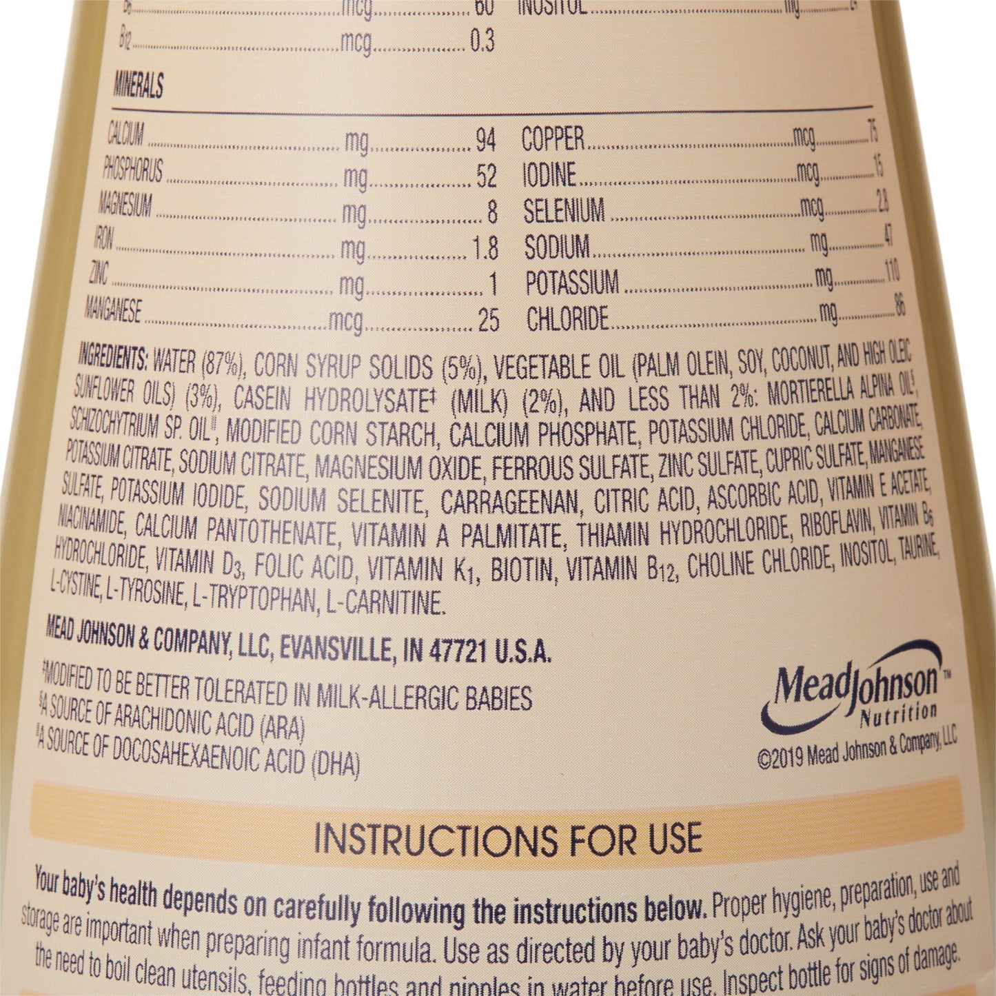 Nutramigen® Ready to Use Infant Formula, bottle