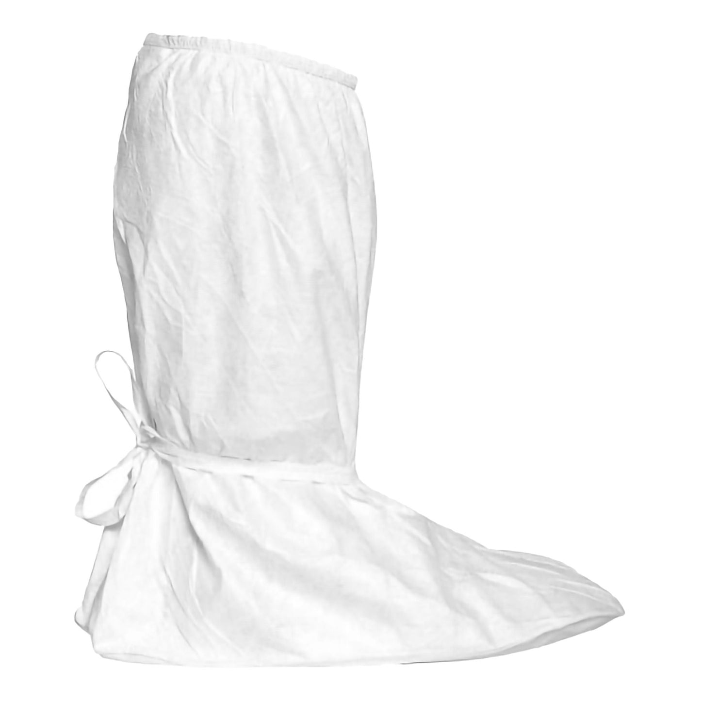DuPont Tyvek IsoClean Cleanroom Boot Cover X-Large Knee High PVC Sole White