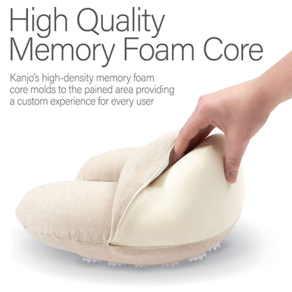 Kanjo Memory Foam Travel Acupressure Neck Pillow