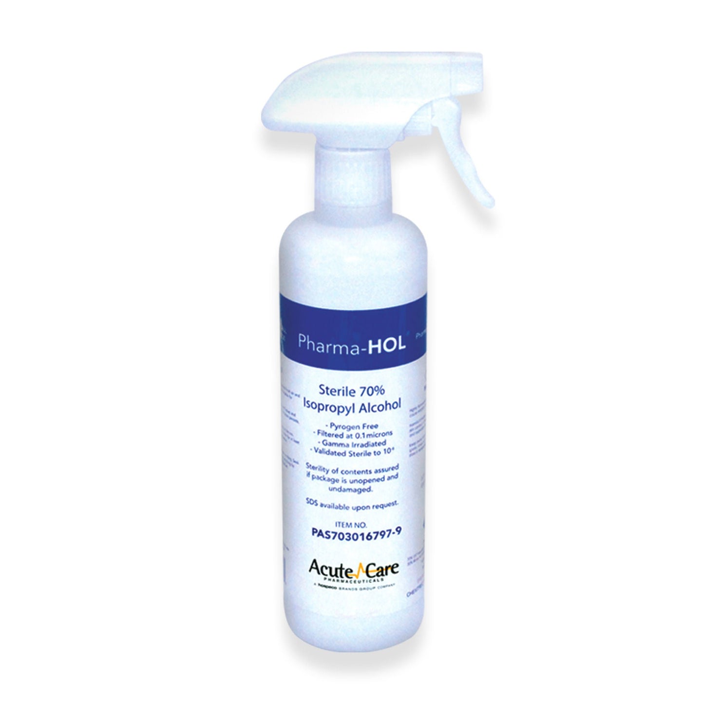 Pharma-Hol Surface Disinfectant Cleaner Alcohol Based Trigger Spray Liquid Bottle Alcohol Scent