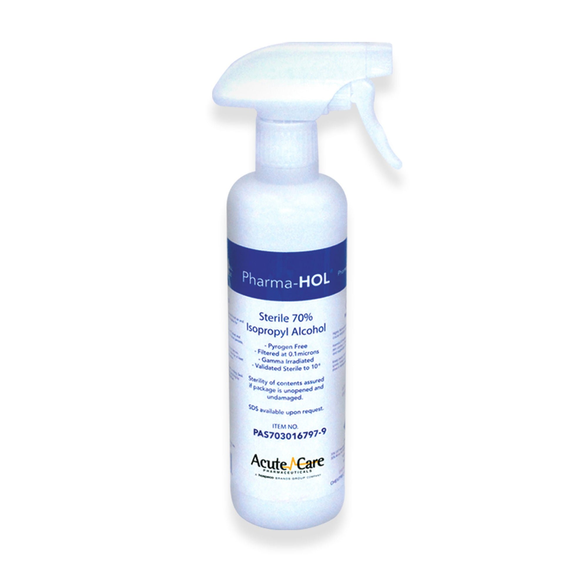 Pharma-Hol Surface Disinfectant Cleaner Alcohol Based Trigger Spray Liquid Bottle Alcohol Scent