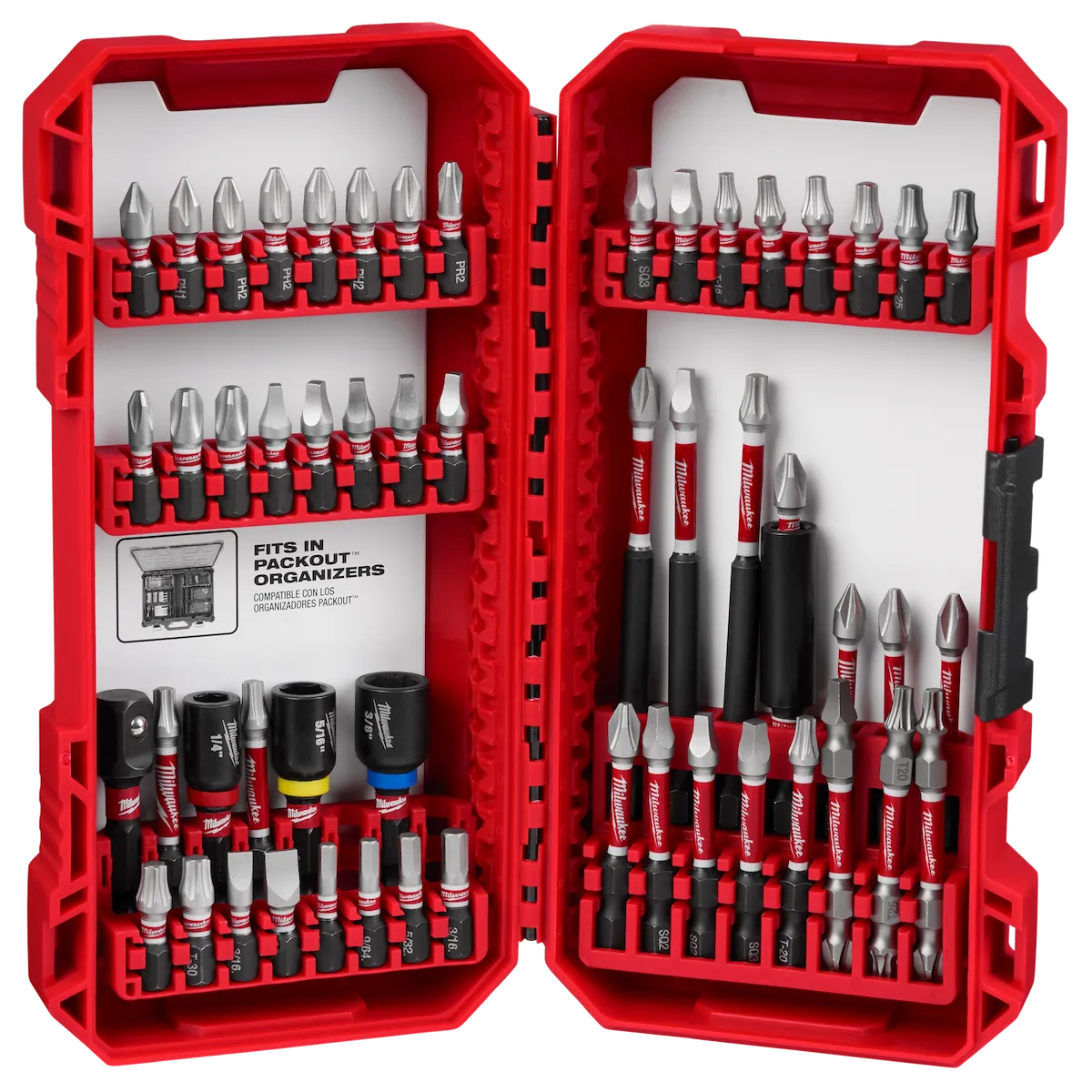 Milwaukee 54PC SHOCKWAVE Impact Duty Driver Bit Set 48-32-4010 | 54-Piece