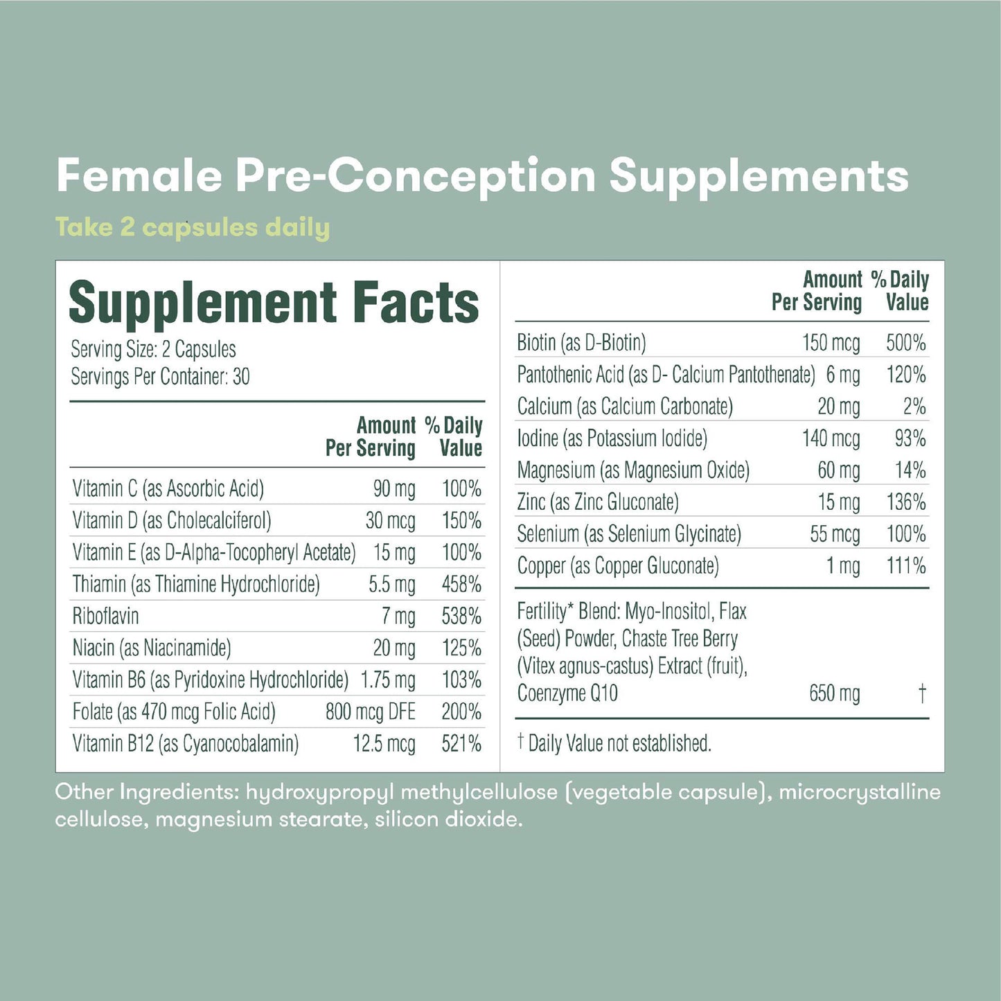 Frida Fertility Pre-Conception Supplement