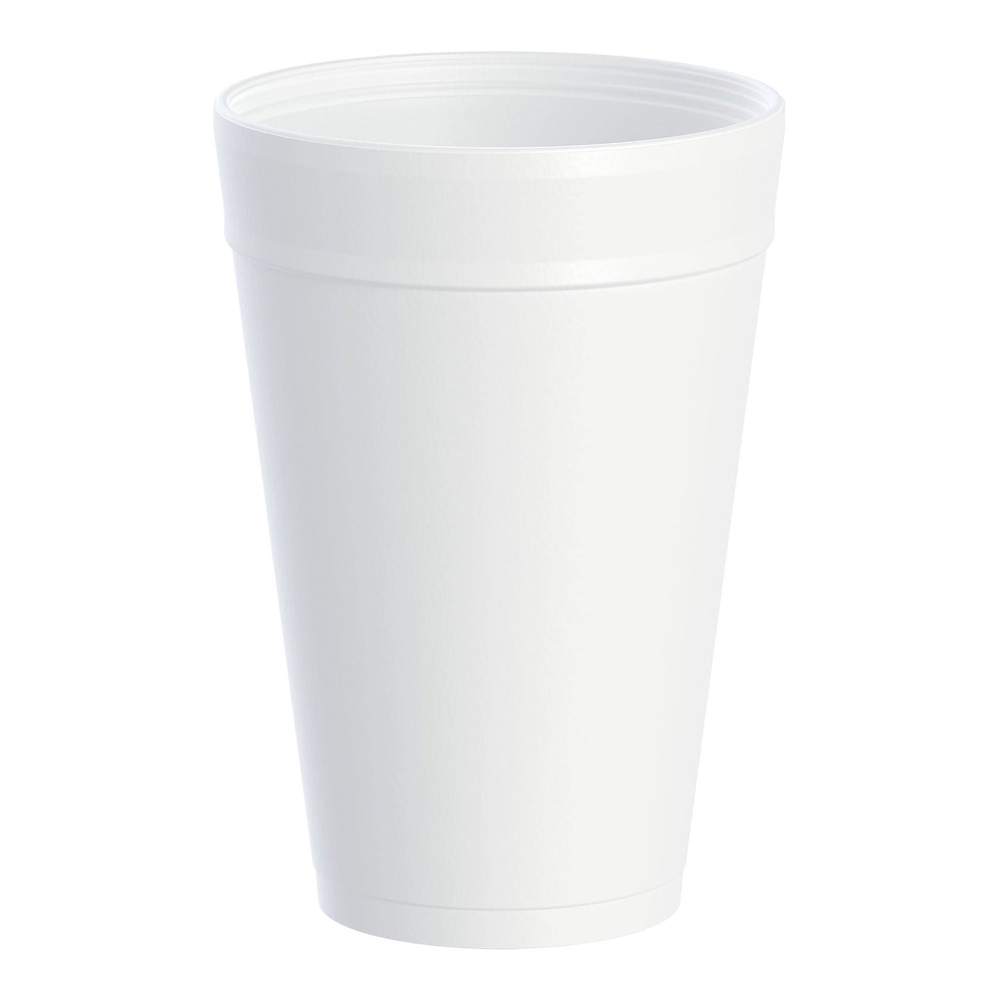 Dart J Cup® White Styrofoam Drinking Cup, capacity