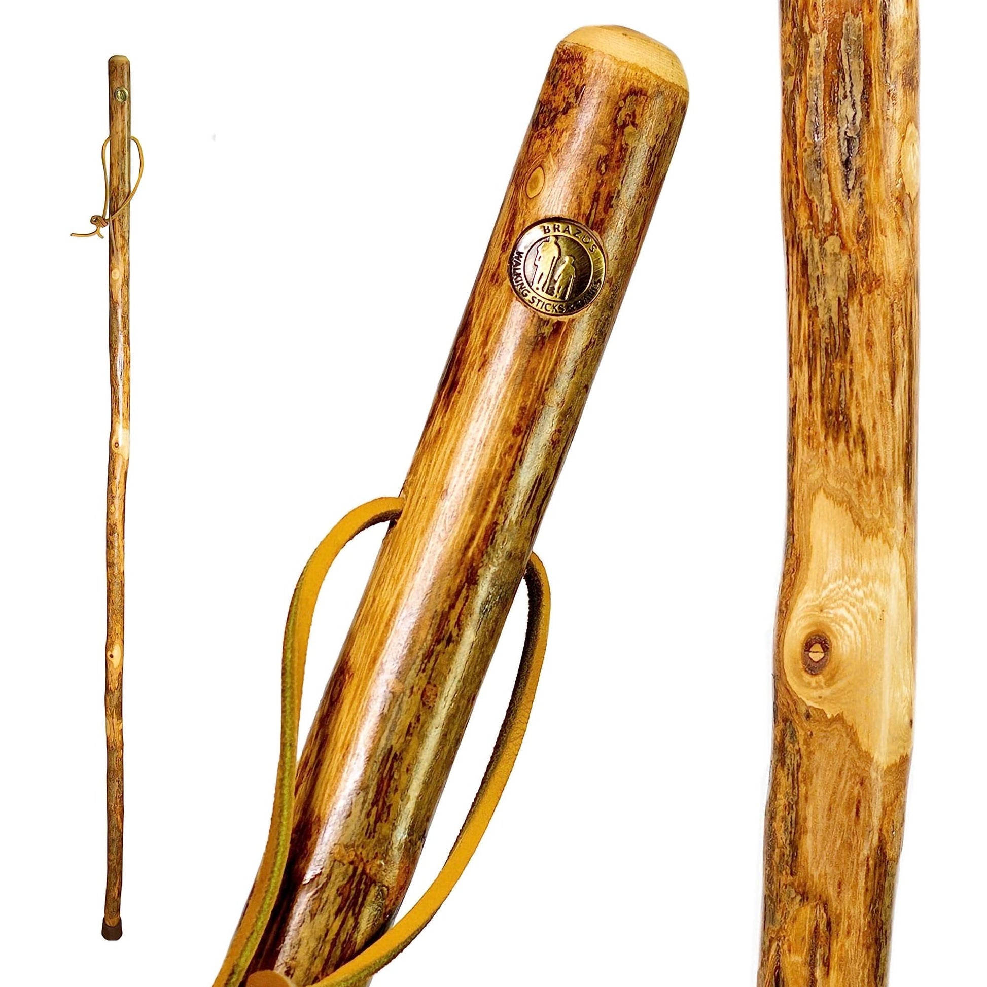 Brazos™ Assorted Hardwood Rustic Walking Stick, 41-Inch