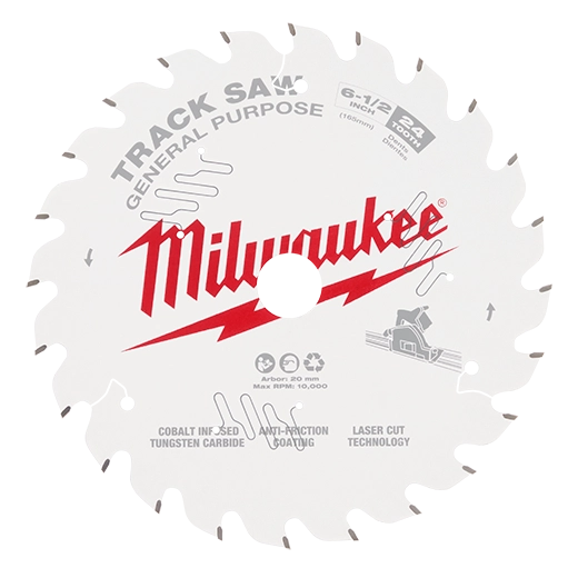 Milwaukee 6-1/2" 24T General Purpose Track Saw Blade 48-40-0624