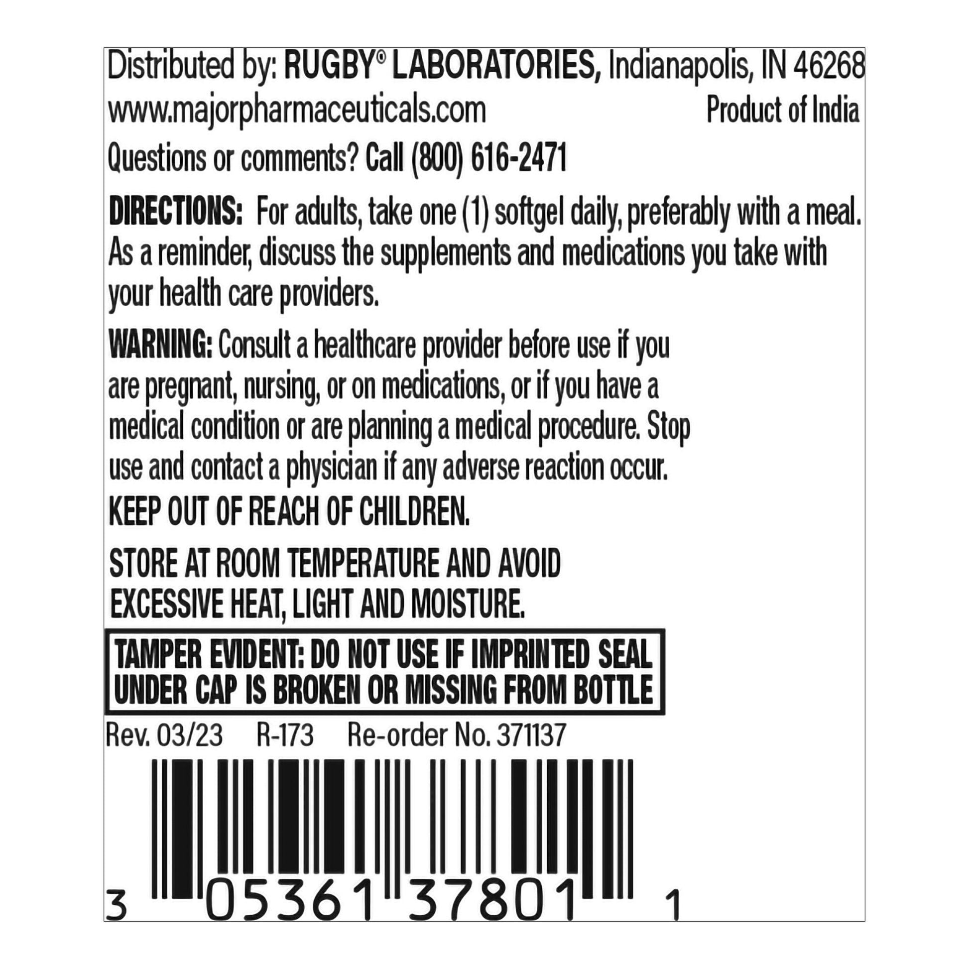 Rugby Vitamin B Complex