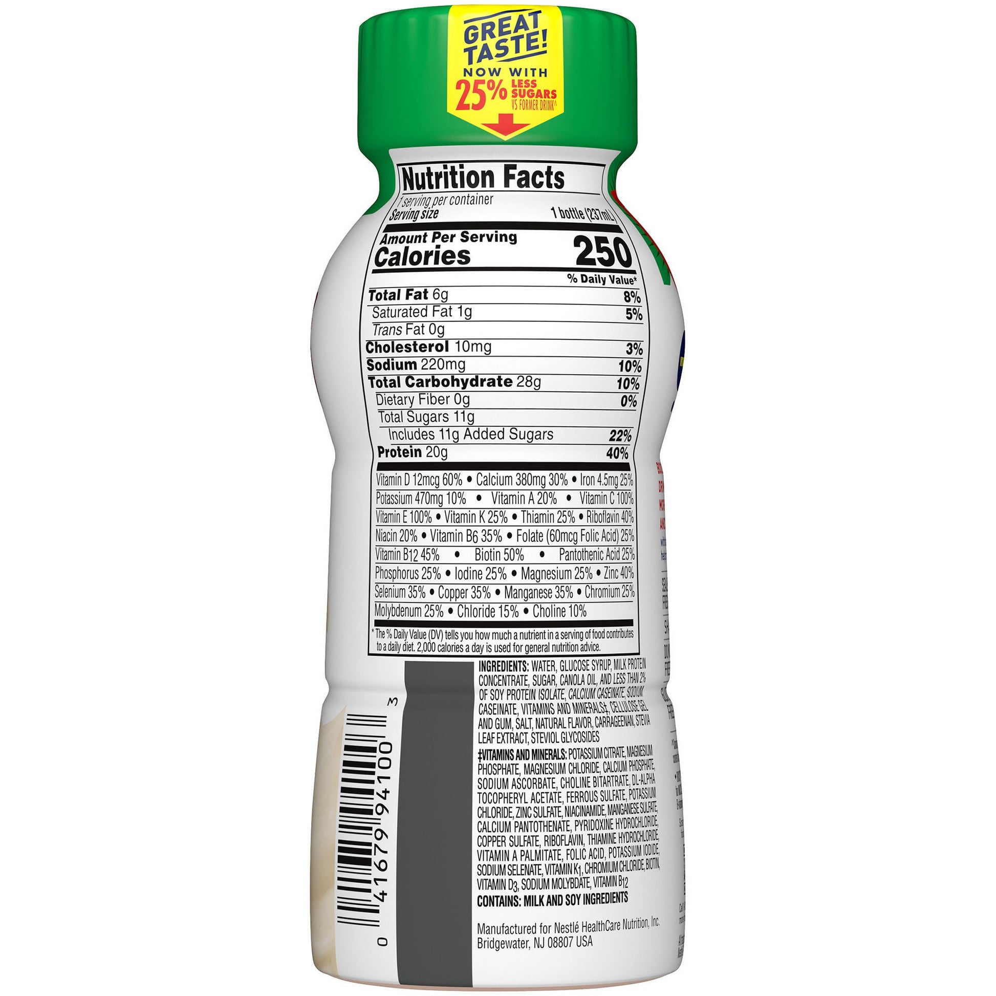 Boost® High Protein Vanilla Complete Nutritional Drink, bottle