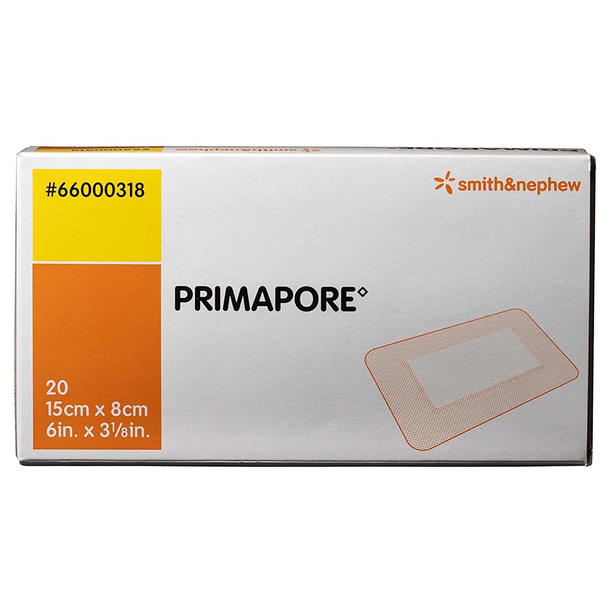 Primapore White Adhesive Dressing