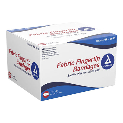dynarex® Tan Adhesive Fabric Bandage, 1¾ x