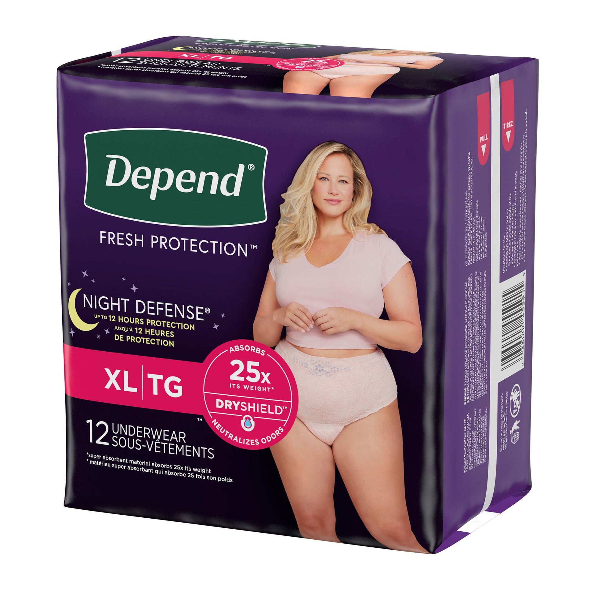 Depend® Night Defense® Women's Absorbent Underwear