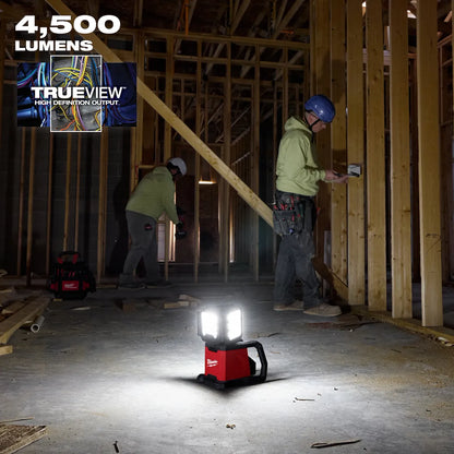 Milwaukee M18 ROVER Dual Power Triple-Panel Flood & Area Light 2368-20 | M18 Battery