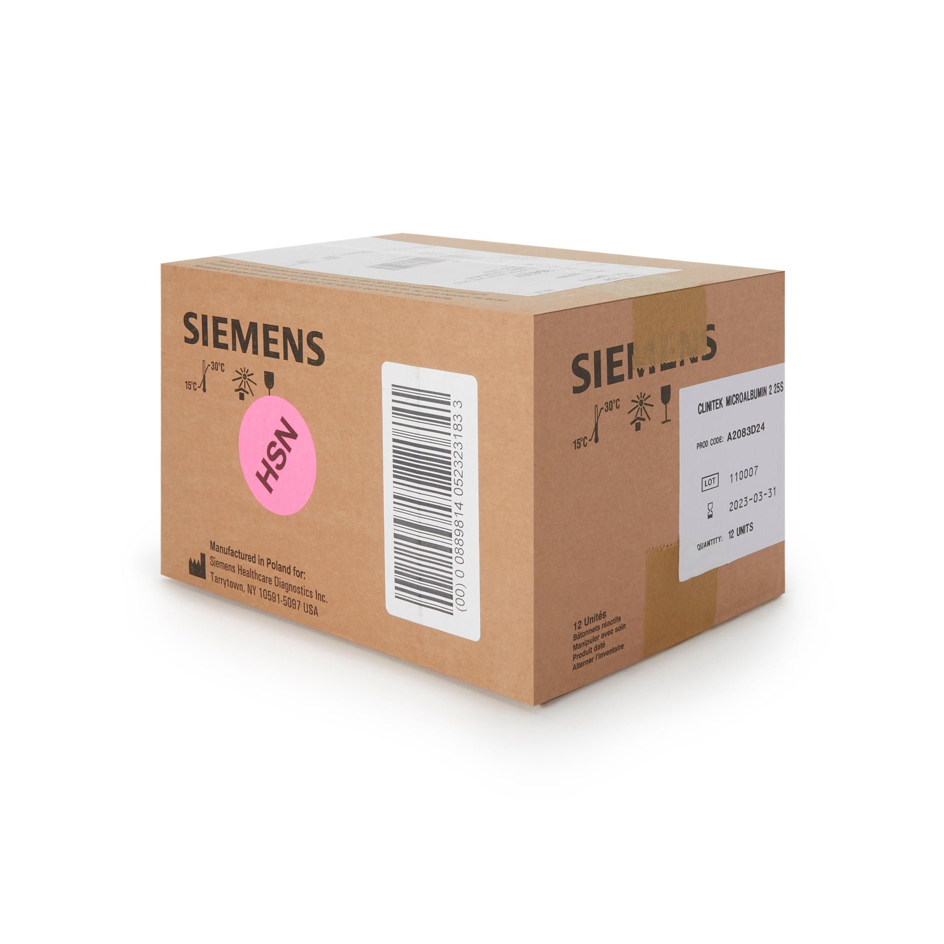 Clinitek® Reagent Test Strip for use with Small Clinitek Systems, Microalbumin