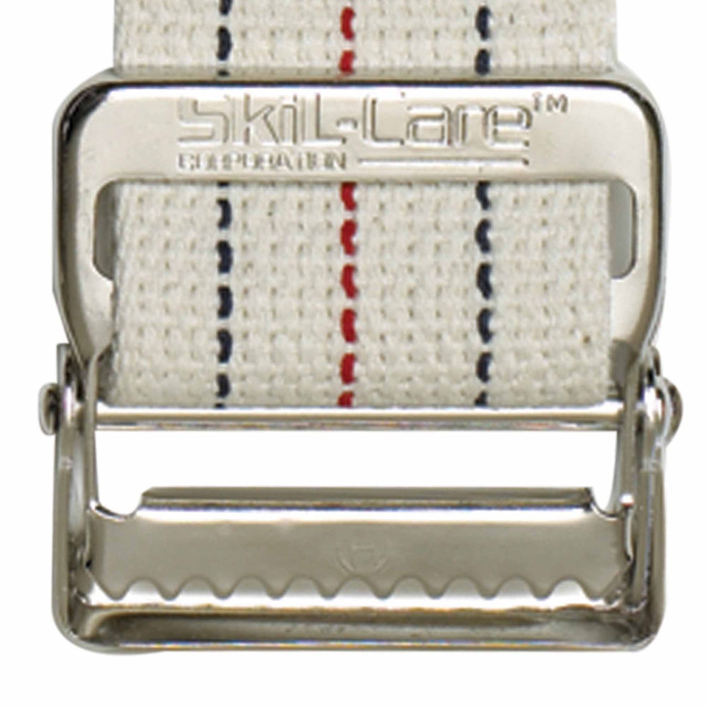 SkiL-Care™ Pinstripe Gait Belt with Metal Buckle, 60 Inch