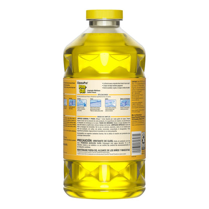 Pine-Sol Surface Disinfectant Cleaner Manual Pour Liquid Bottle Lemon Scent