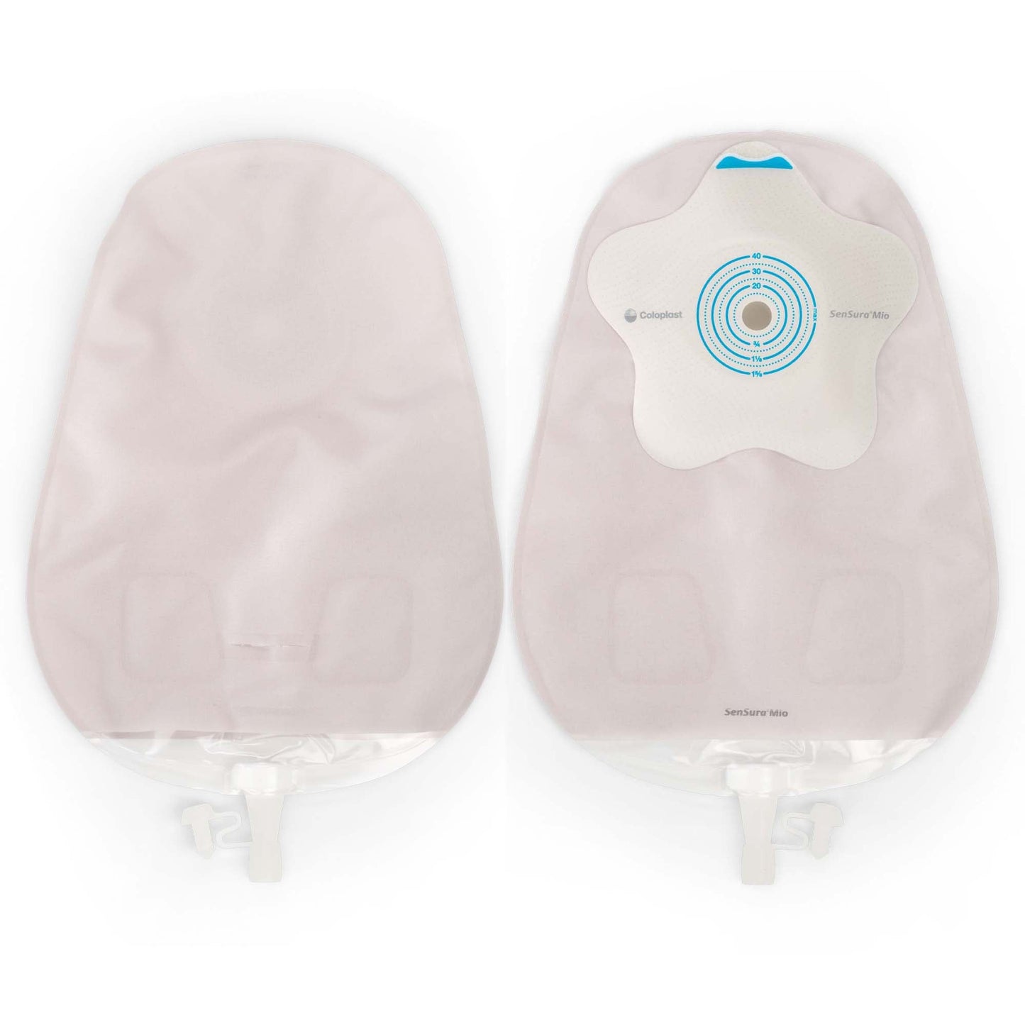 SenSura® Mio Convex Flip 1-Piece Opaque Urostomy Pouch, Stomas