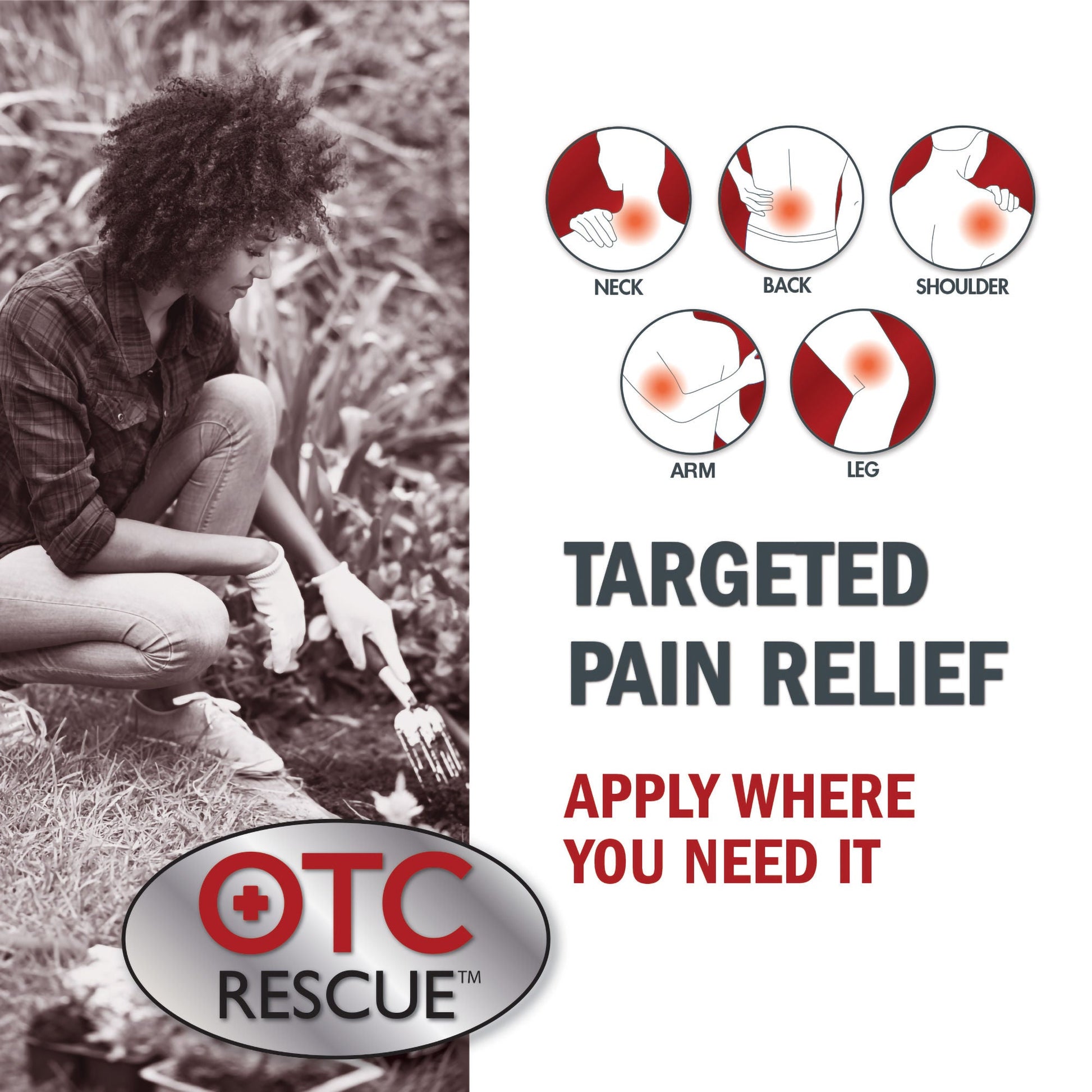 OTC Rescue™ Lidocaine Topical Pain Relief Patch