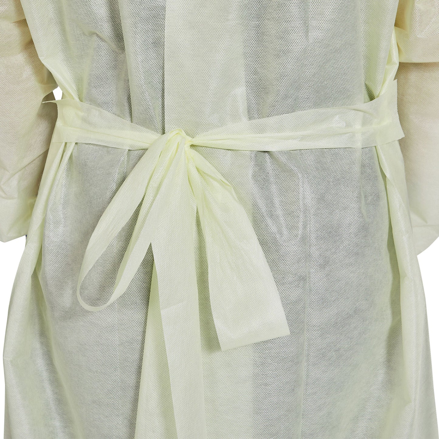 McKesson AAMI Level 2 Isolation Gown, Tie Neck Style, One Size Fits Most, Yellow