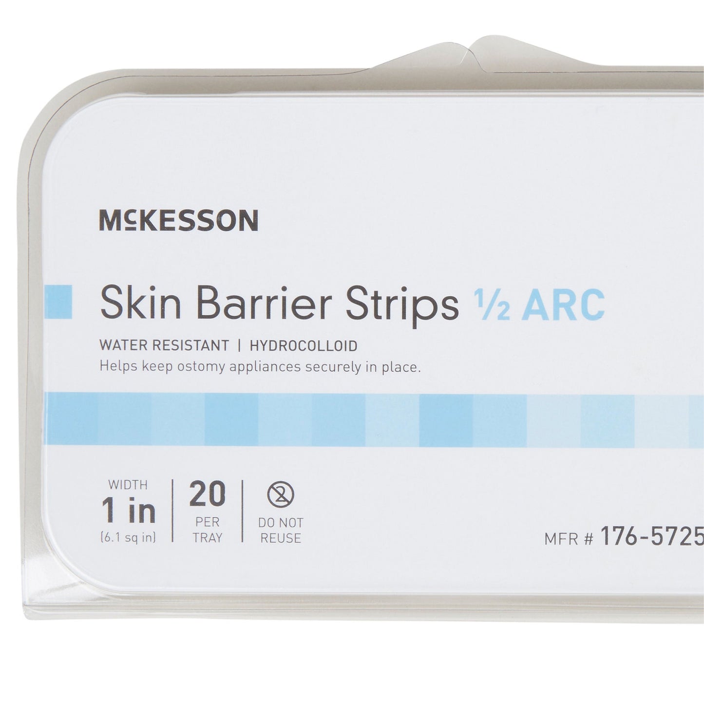 McKesson Skin Barrier Half-Arc Strip