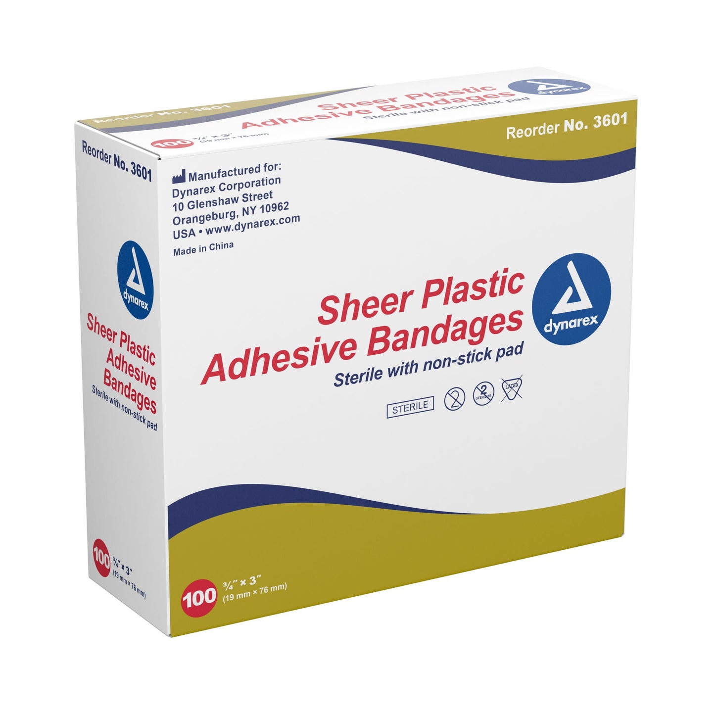dynarex® Tan Sheer Adhesive Strip
