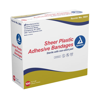 dynarex® Tan Sheer Adhesive Strip