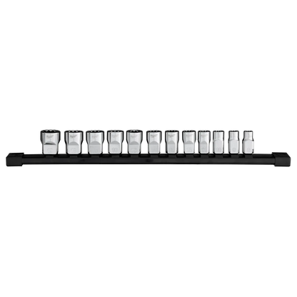 Milwaukee 12pc 3/8” Drive 12-Point Metric Socket Set 48-22-9520 | Chrome Vanadium Steel