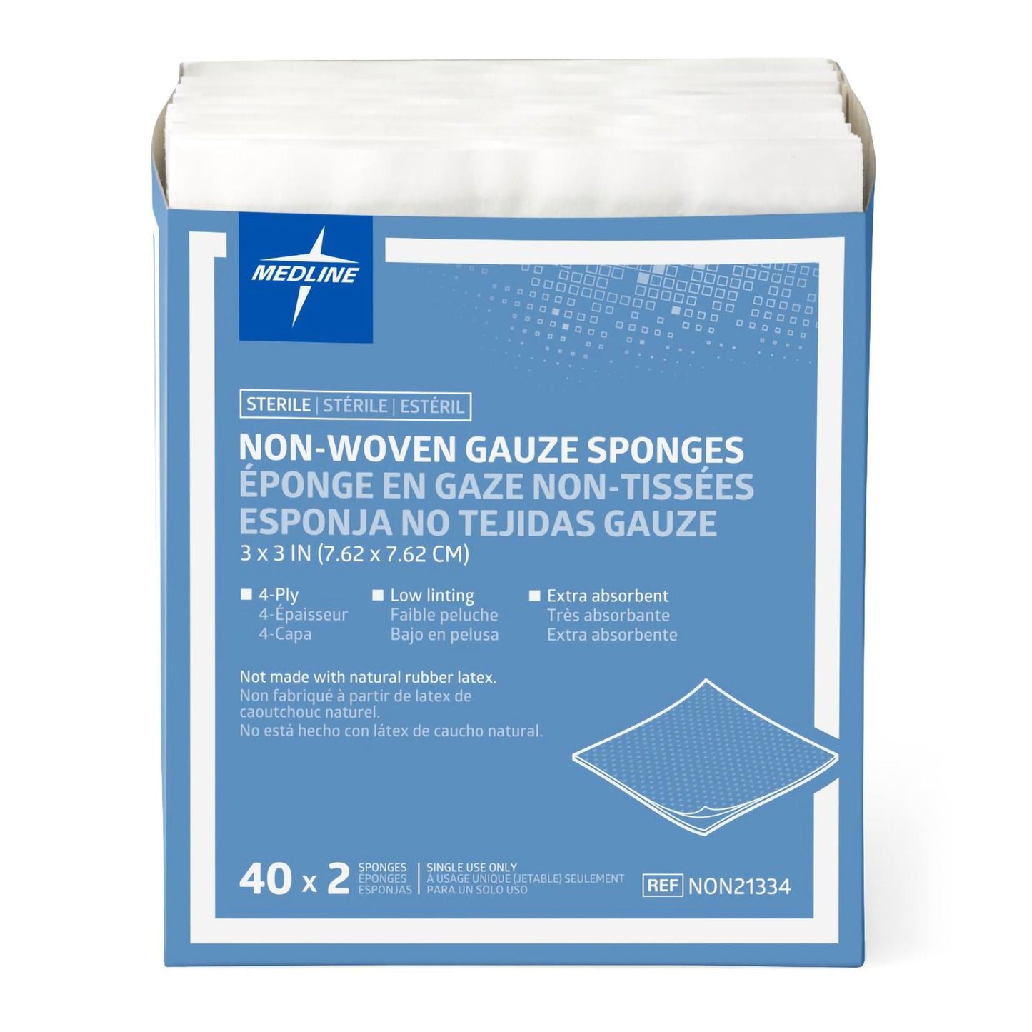 Avant Gauze Nonwoven Sponge 4-Ply