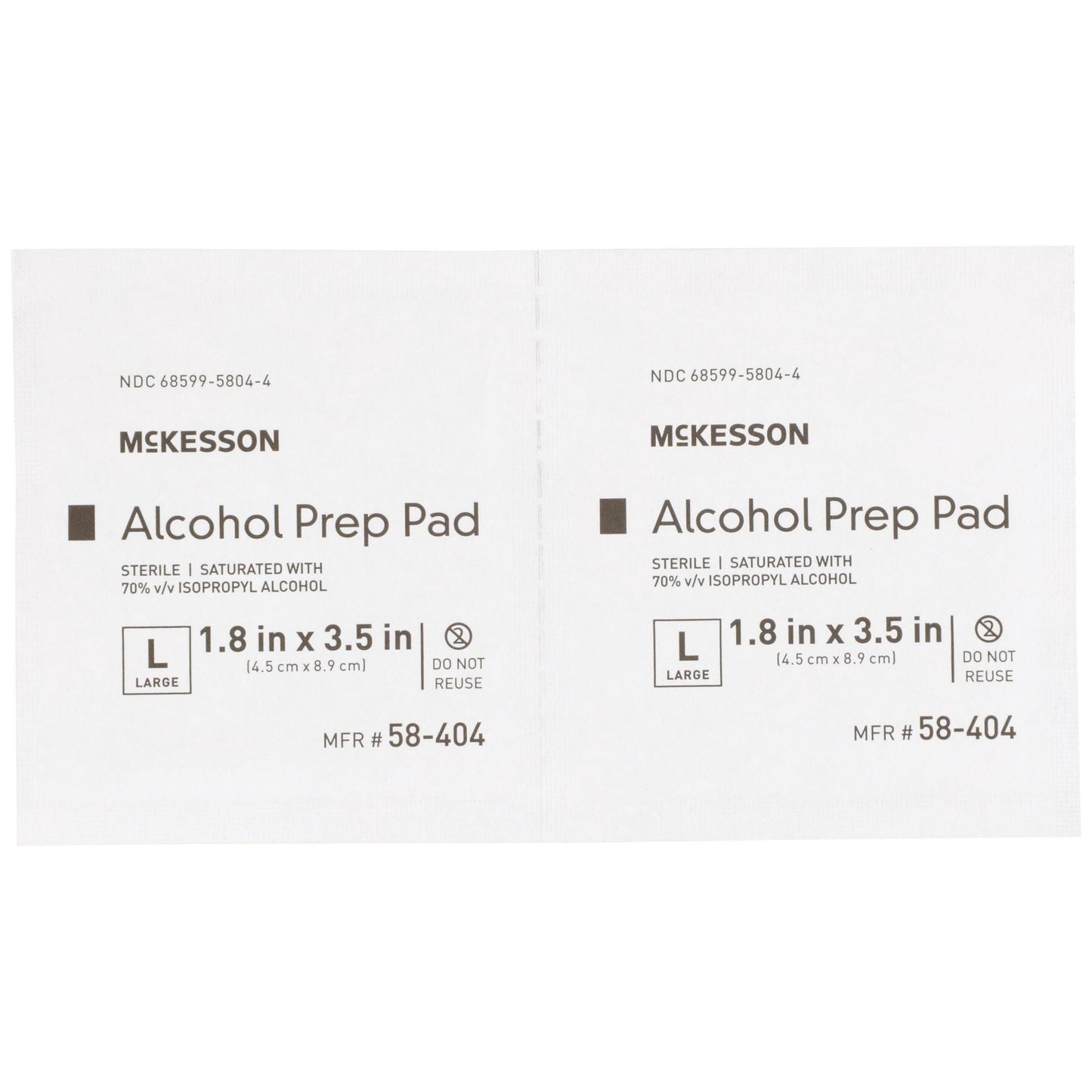McKesson Alcohol Prep Pad Isopropyl Alcohol