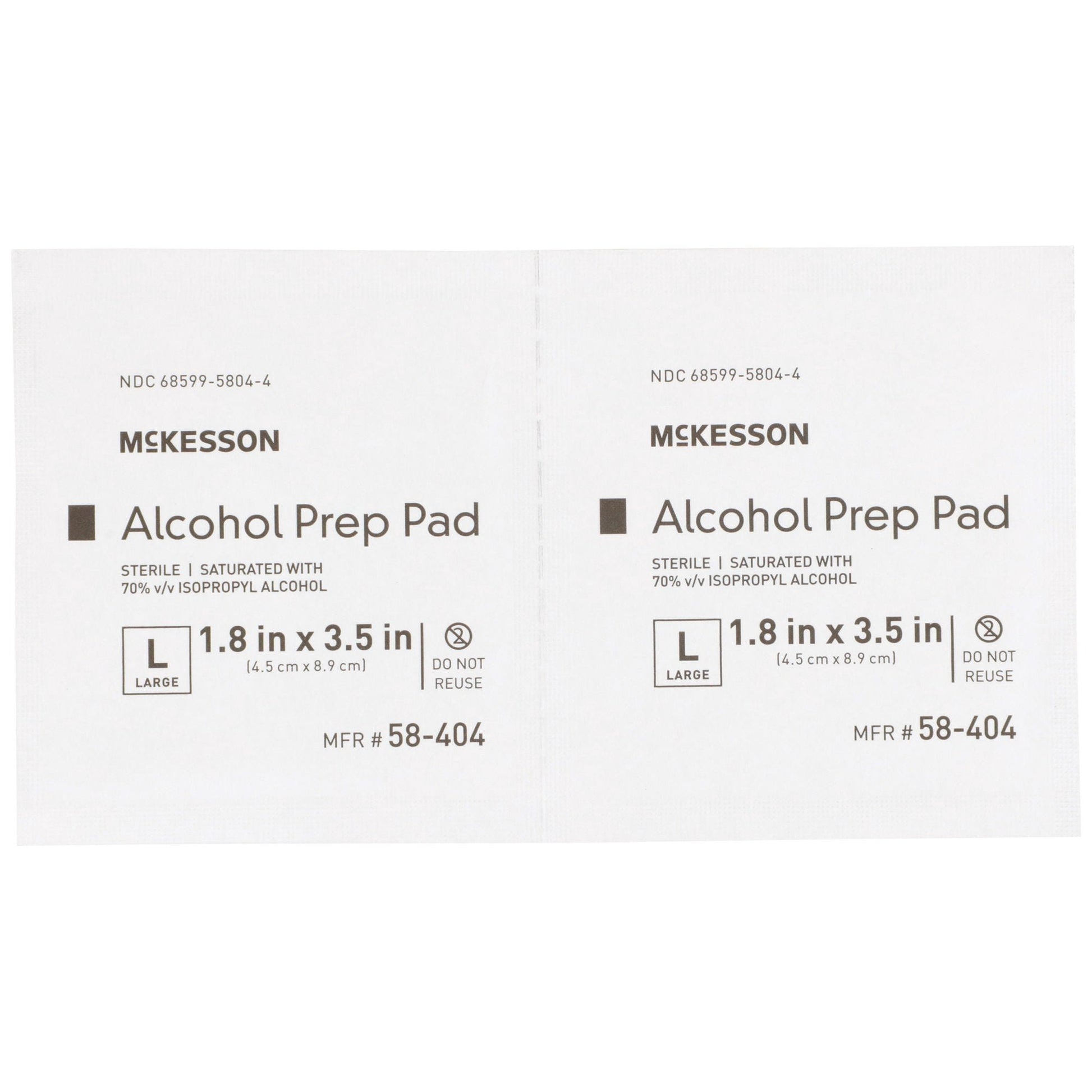McKesson Alcohol Prep Pad Isopropyl Alcohol