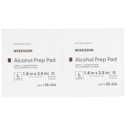 McKesson Alcohol Prep Pad Isopropyl Alcohol