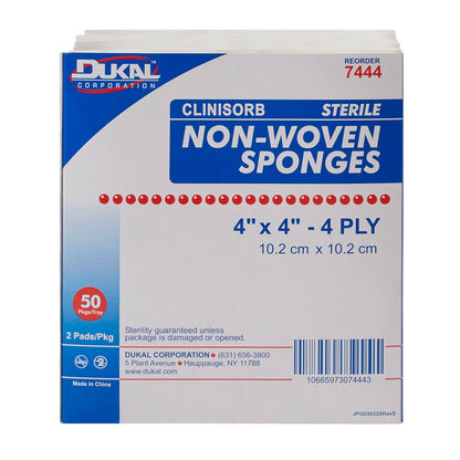 Clinisorb Sterile Nonwoven Sponge, 4-Ply
