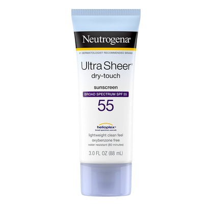 Neutrogena® Ultra Sheer® Dry-Touch Sunscreen Lotion, SPF 55, Tube