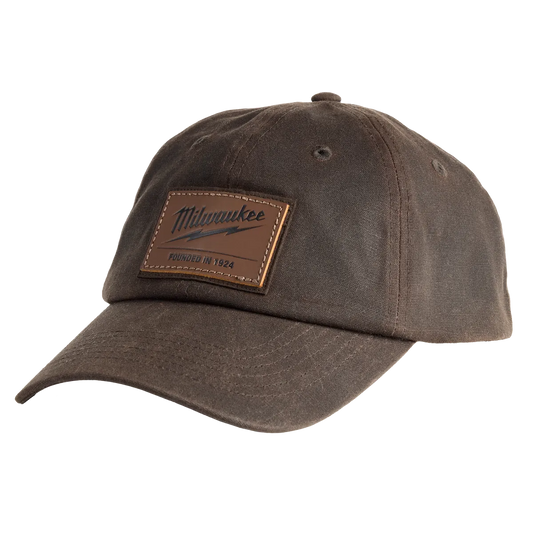 Milwaukee Waxed Canvas Adjustable Hat - Brown M772N