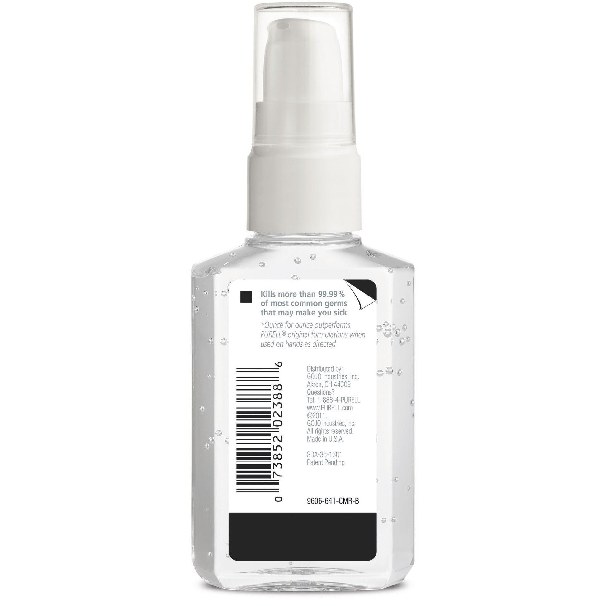 Purell® Advanced Hand Sanitizer 70% Ethyl Alcohol Gel, Pump Bottle