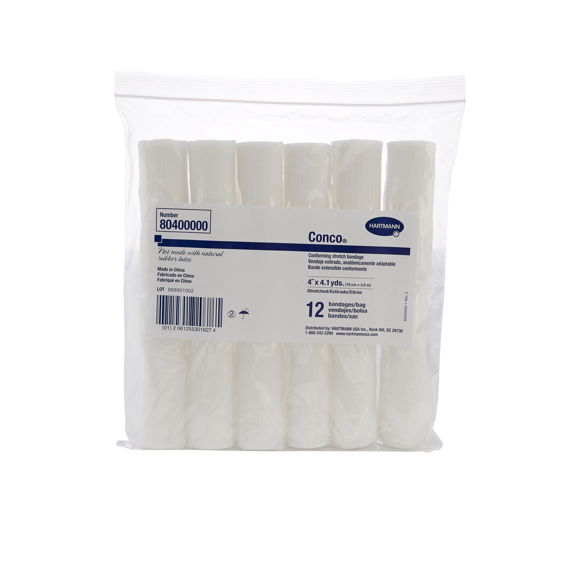 Conco® NonSterile Conforming Bandage, 1-Ply