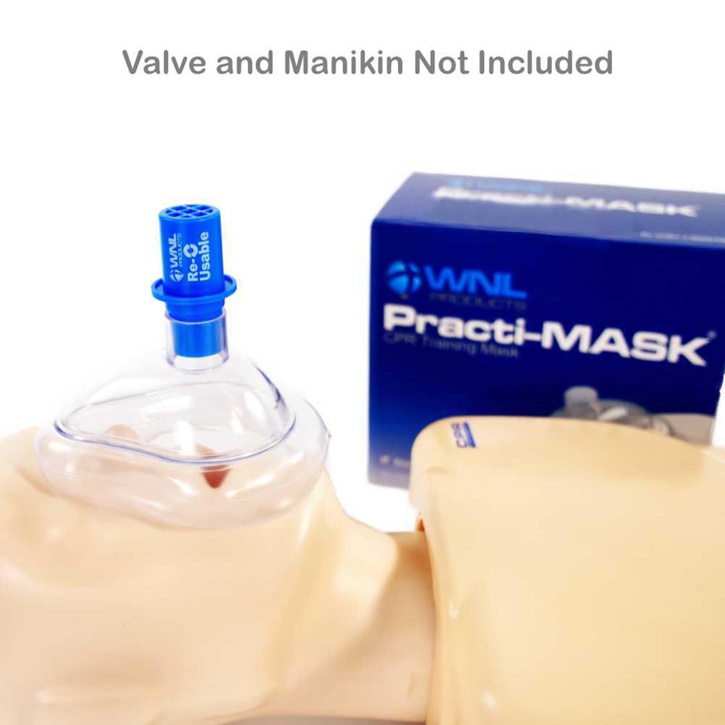 Practi-MASK CPR Trainer with Training Valve Combo Adult / Child