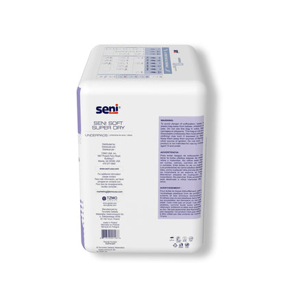 Seni® Soft Super Dry Underpads, Level 3 Absorbency