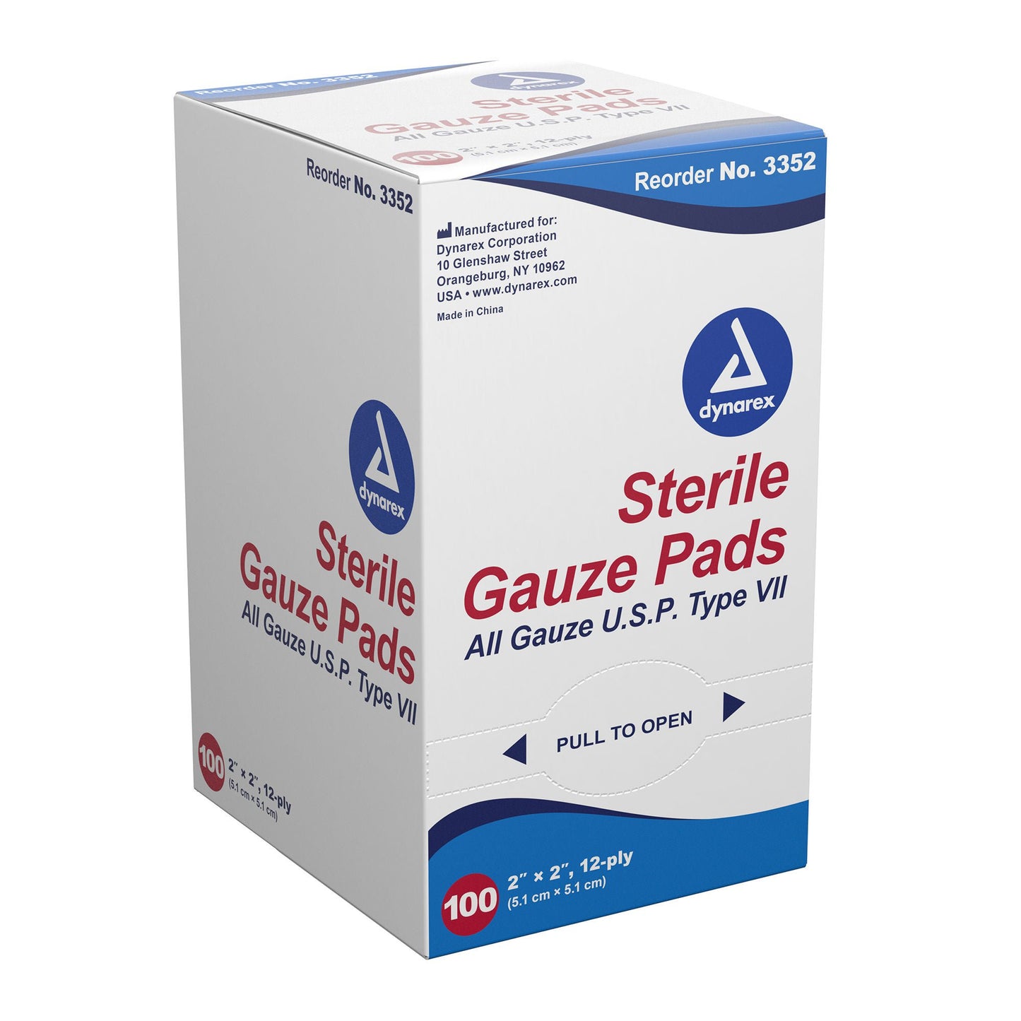 dynarex® Sterile Gauze Sponge, 12-Ply
