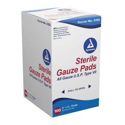 dynarex® Sterile Gauze Sponge, 12-Ply