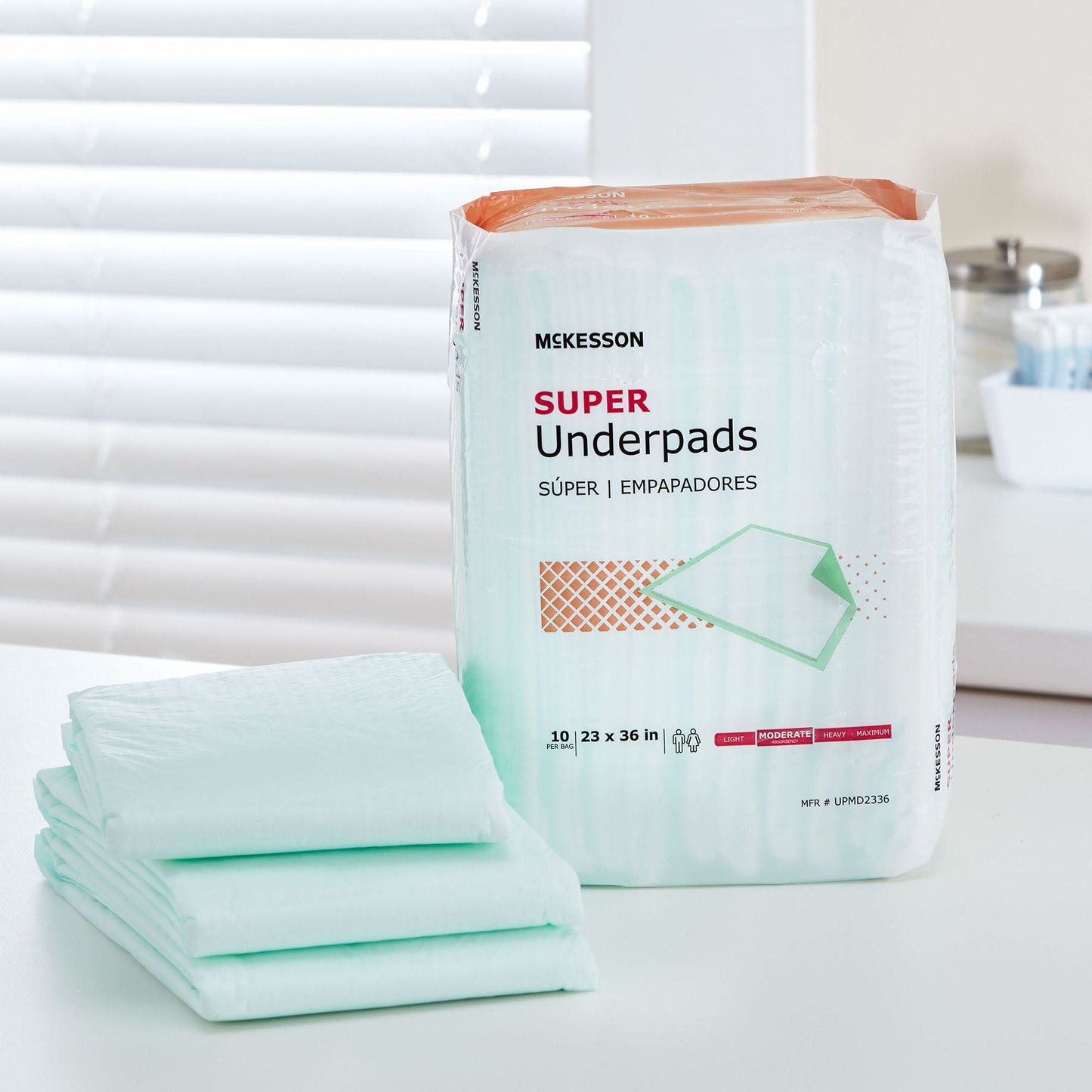McKesson Super Moderate Absorbency Underpad
