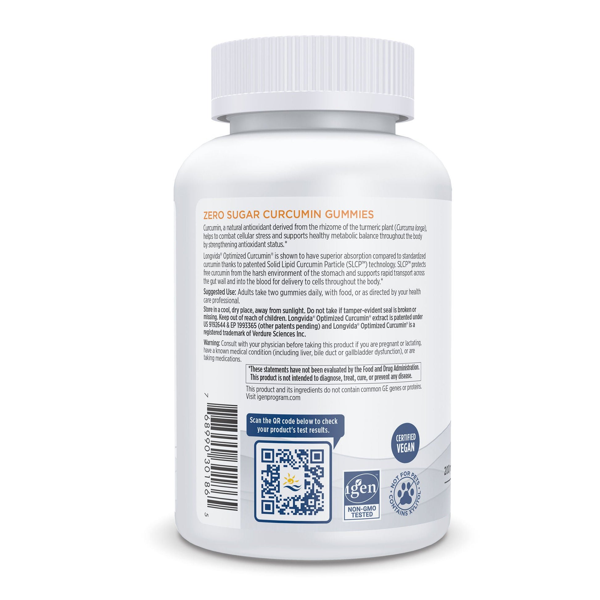 Nordic Naturals® Zero Sugar Curcumin Dietary Supplement, Mango Flavor
