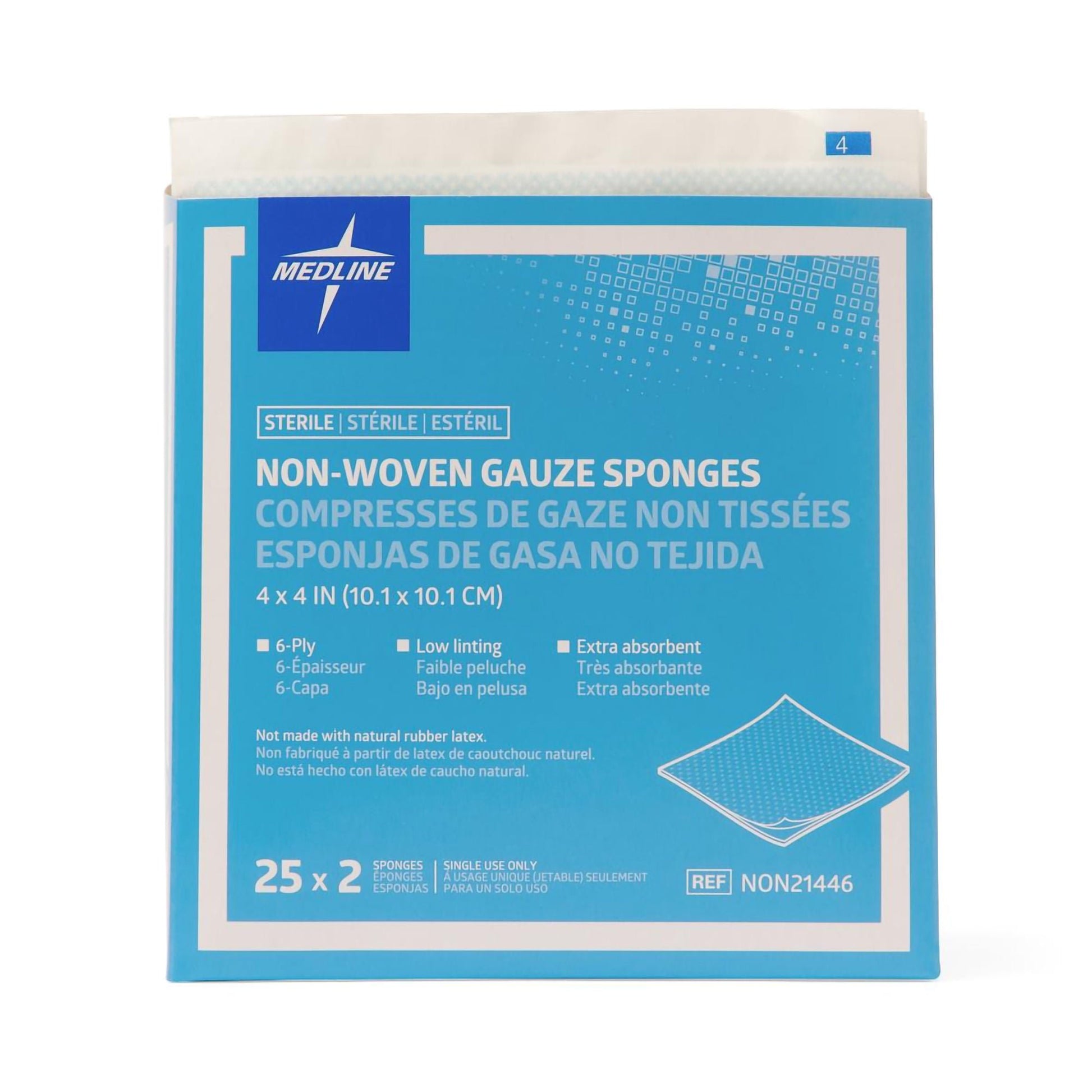 Avant Gauze® Sterile Nonwoven Sponge, 6-Ply